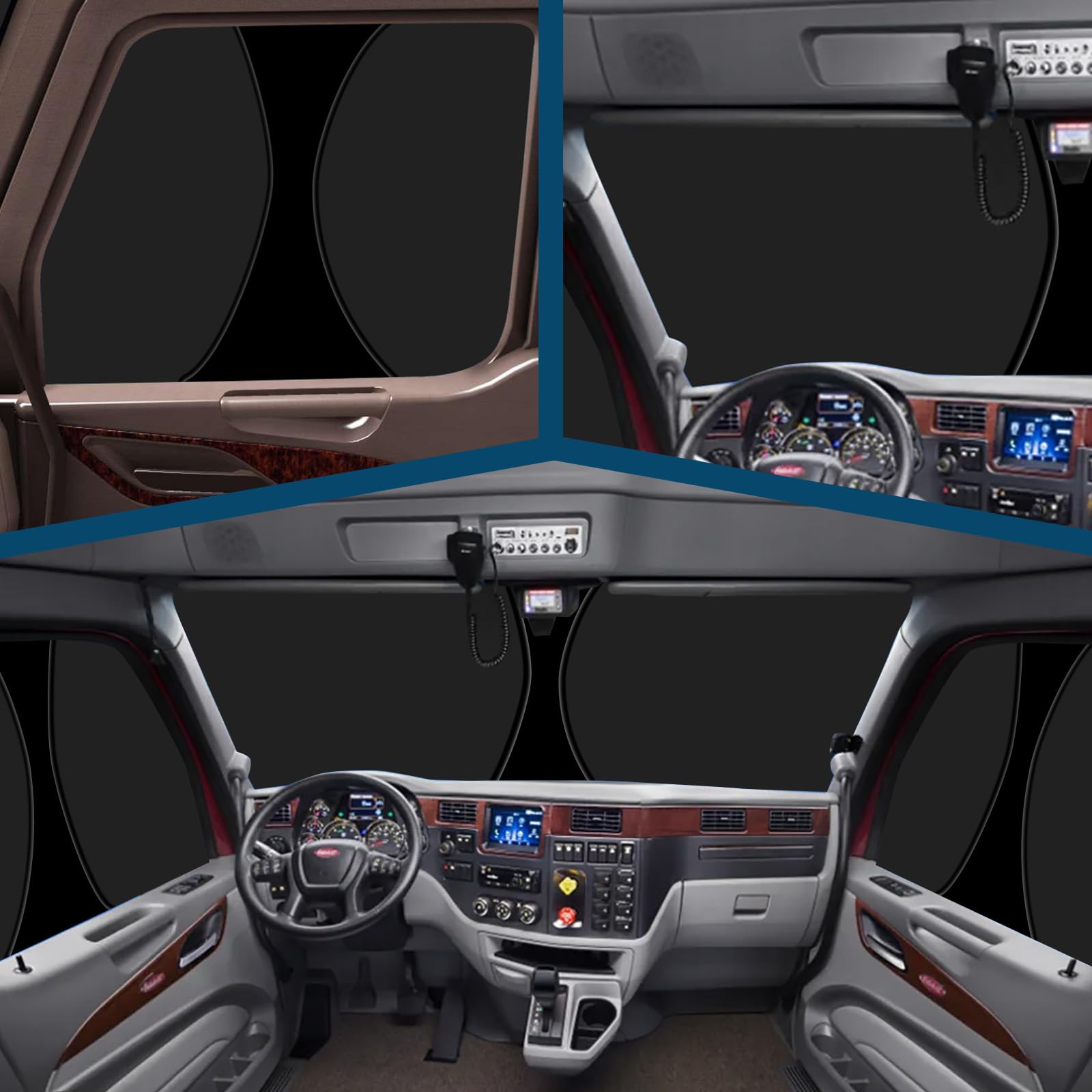 Federedevo privacy cover for truck windows hides interior from outside view when parked