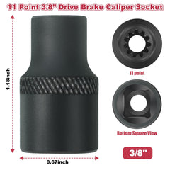Feekoon 3/8-drive socket enables quick removal and installation