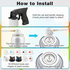 Feekoon DIY spray kit in action for home projects