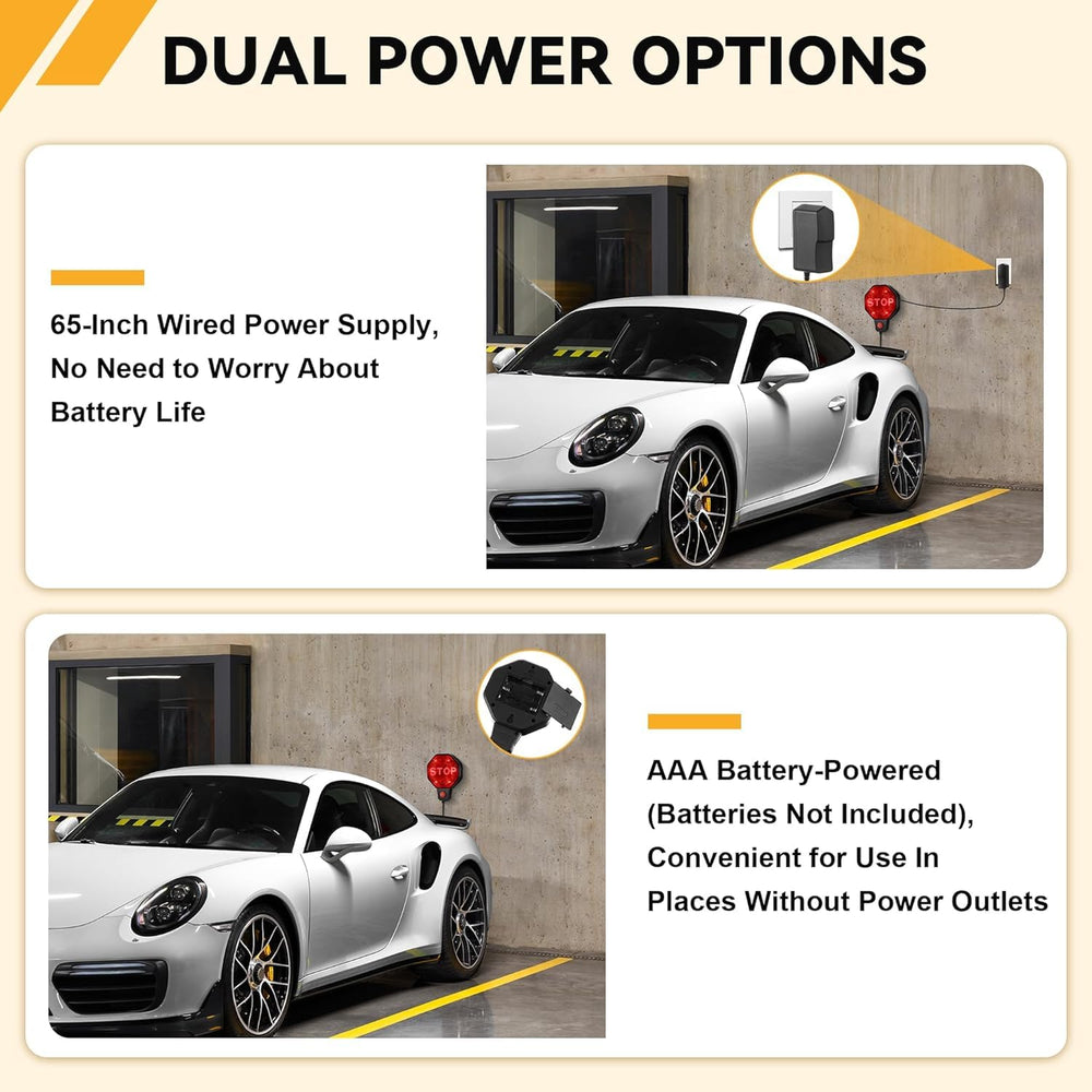 Feekoon dual-power option ensures flexible installation with batteries or USB.