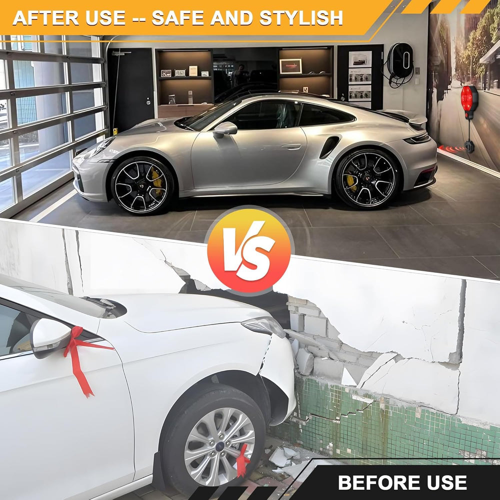 Feekoon stop-distance 6in-6ft visual helps consistent parking in tight spaces.