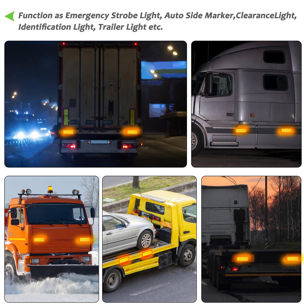 FEELOTAM beacon display illustrating five flashing patterns for signaling