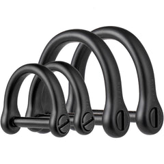 FEGVE D-Ring Keychain stainless steel close-up demonstrates durable construction.