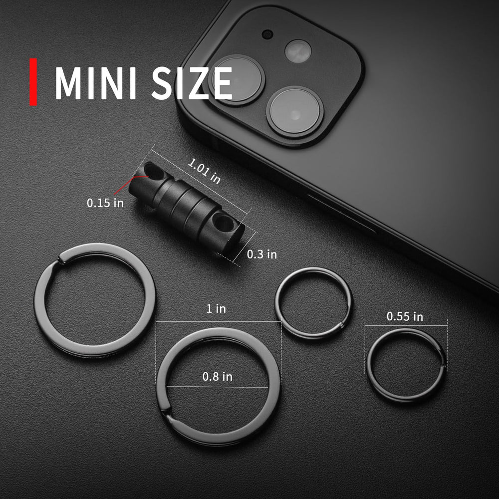 FEGVE detachable swivel keychain prevents tangling during daily carry.