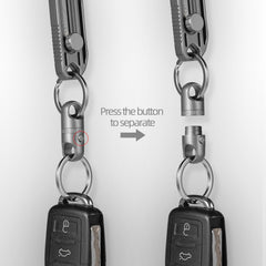FEGVE double-pin locking mechanism keeps keys secure during daily tasks.