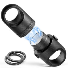 FEGVE magnetic quick-release keychain close-up showing secure detachment.