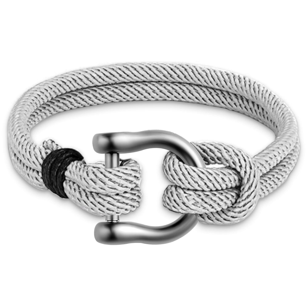 FEGVE silver titanium finish one-piece design resists rust and wear for daily use.