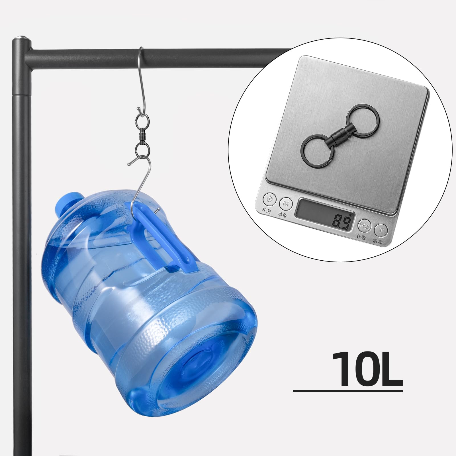 FEGVE pocket-size design supports easy clipping to bags or pockets