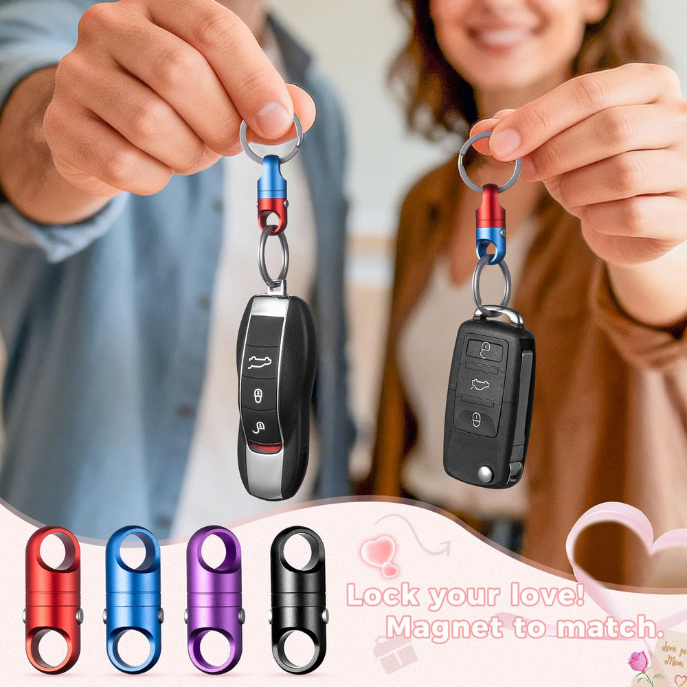 FEGVE two key rings included for versatile key organization