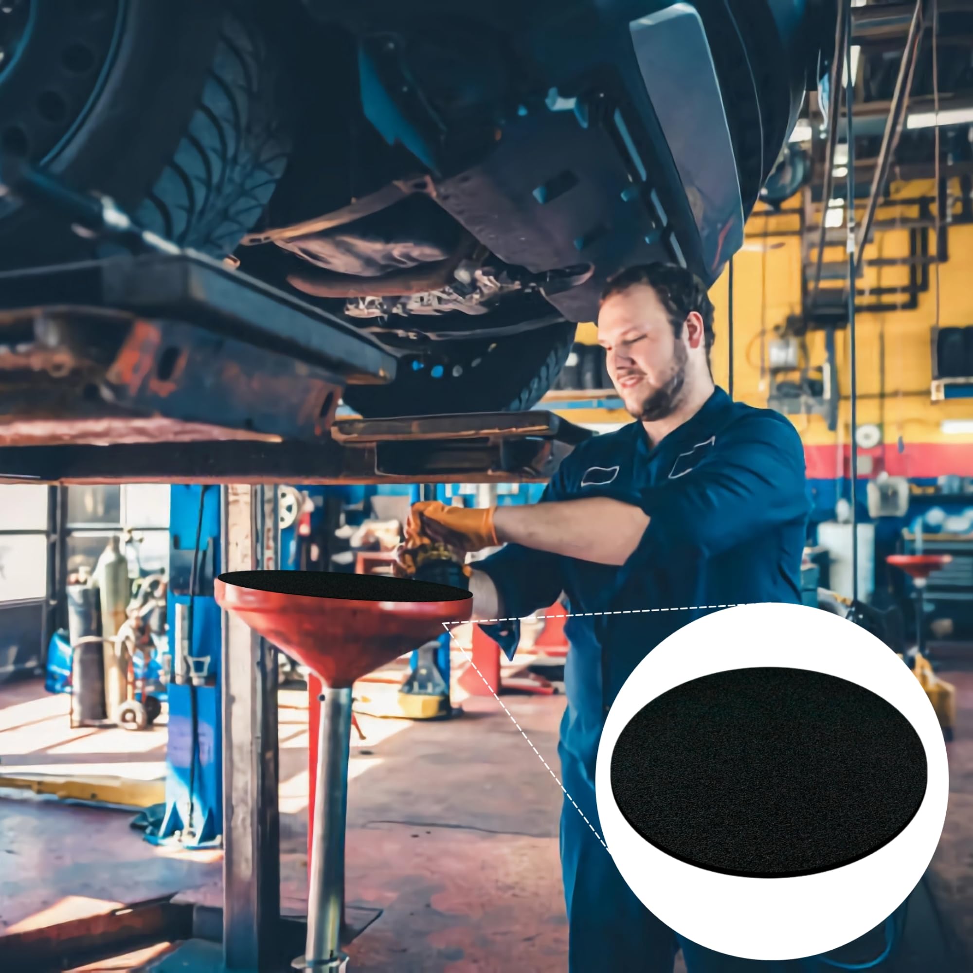 FEICHANGHAO 15'' pad helps manage transmission fluid during oil changes.