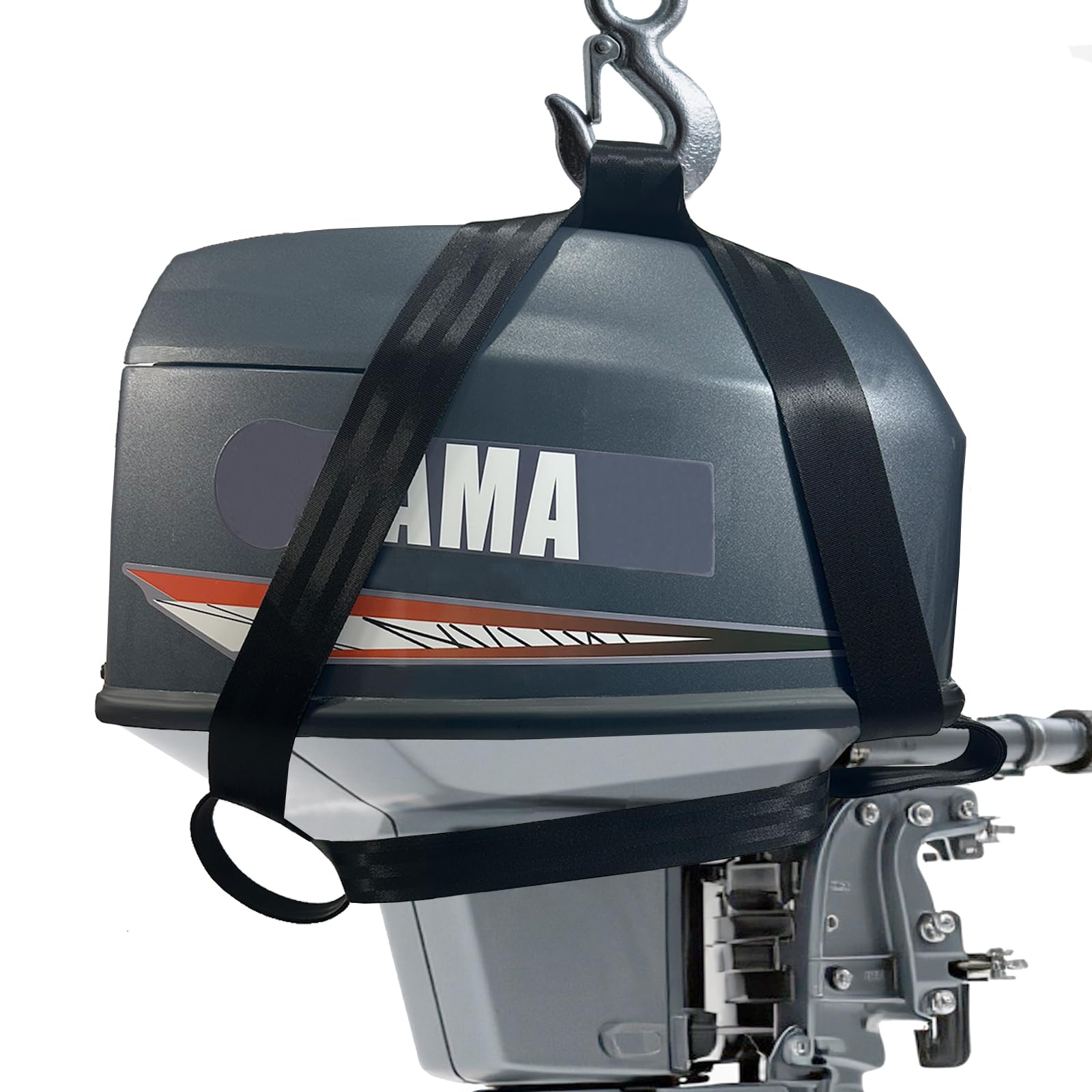 FEIJAZUM outboard motor strap wide webbing for durable lifts.