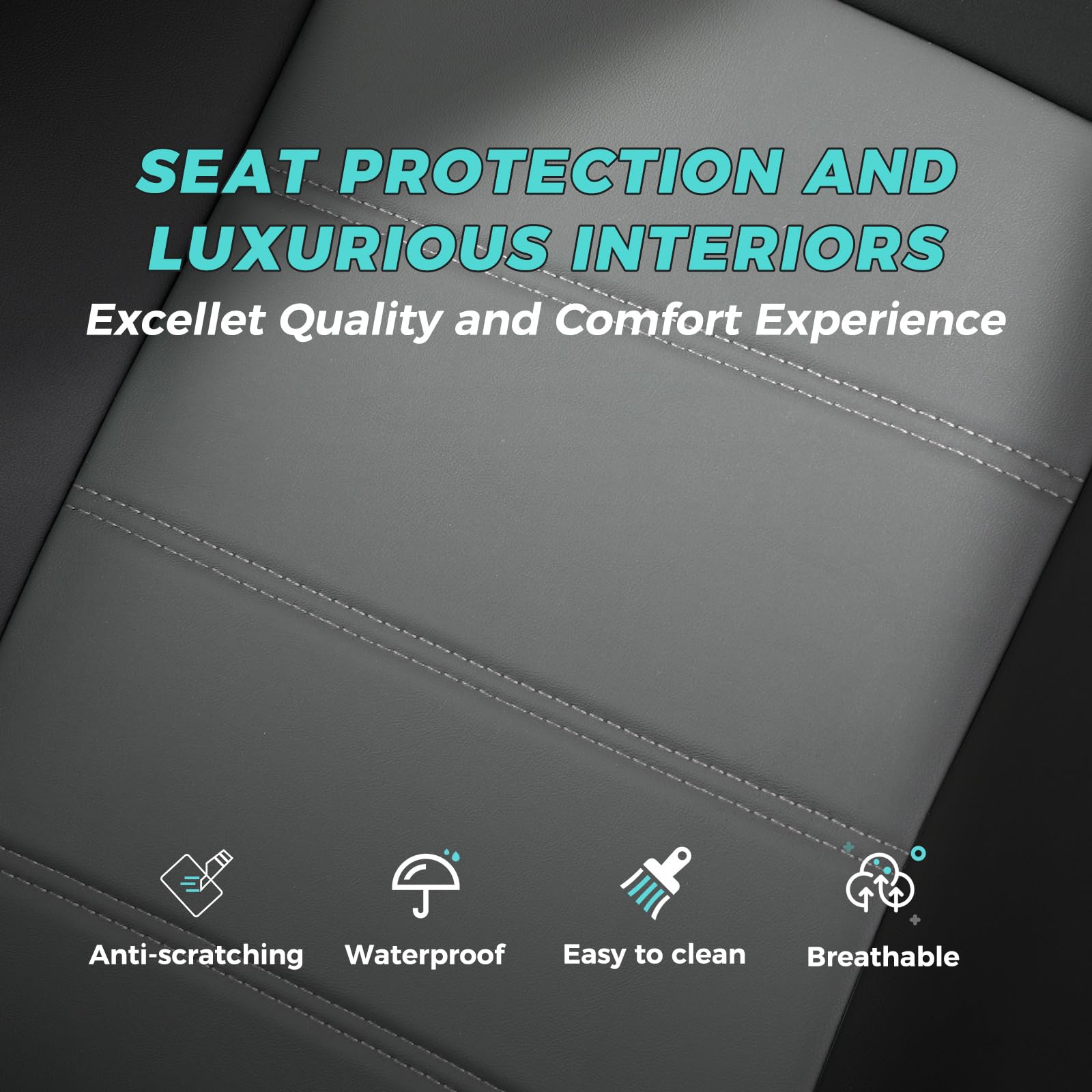 FEINEPRO waterproof-coating guards upholstery against spills and stains.
