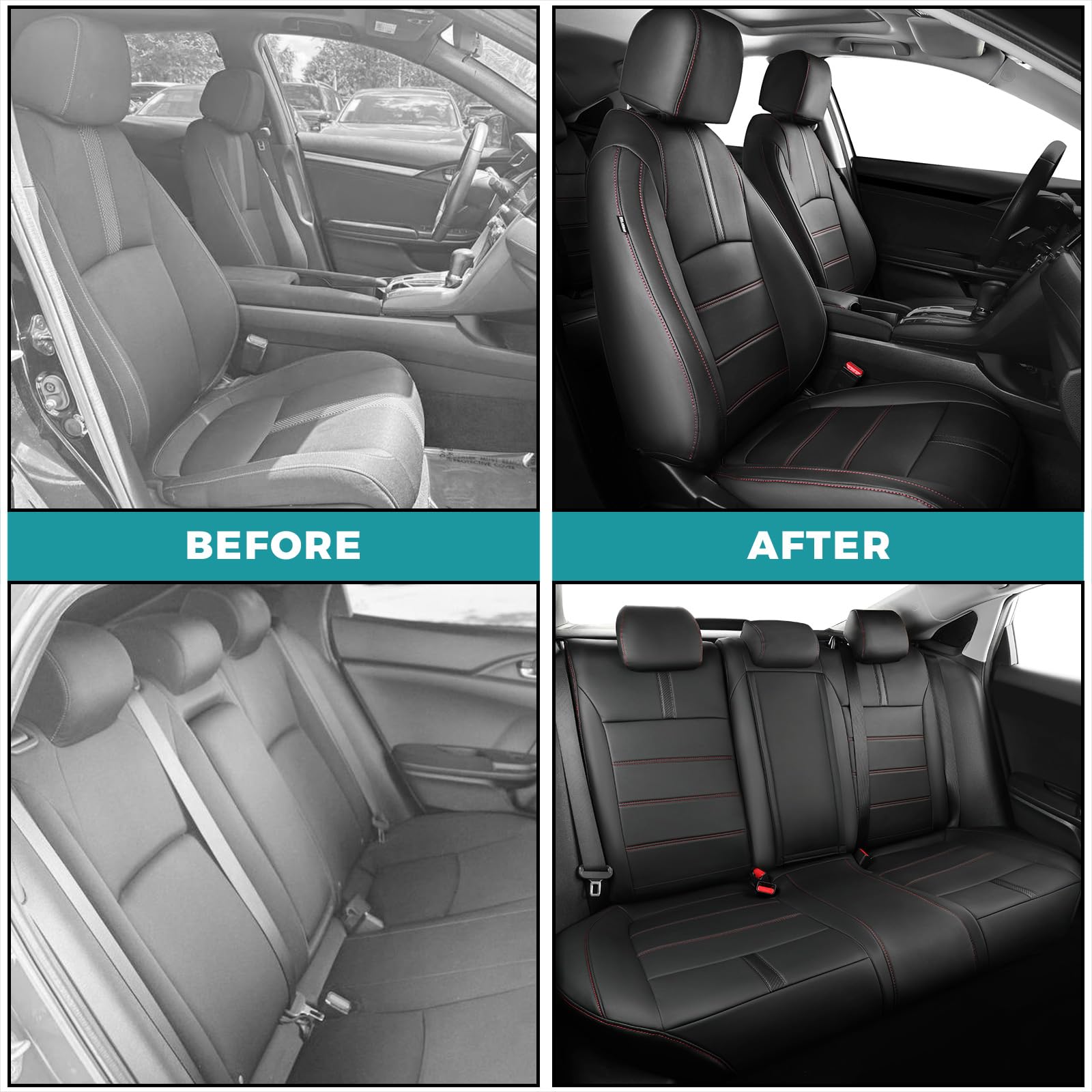 FEINEPRO seat covers are waterproof for easier maintenance on spills.