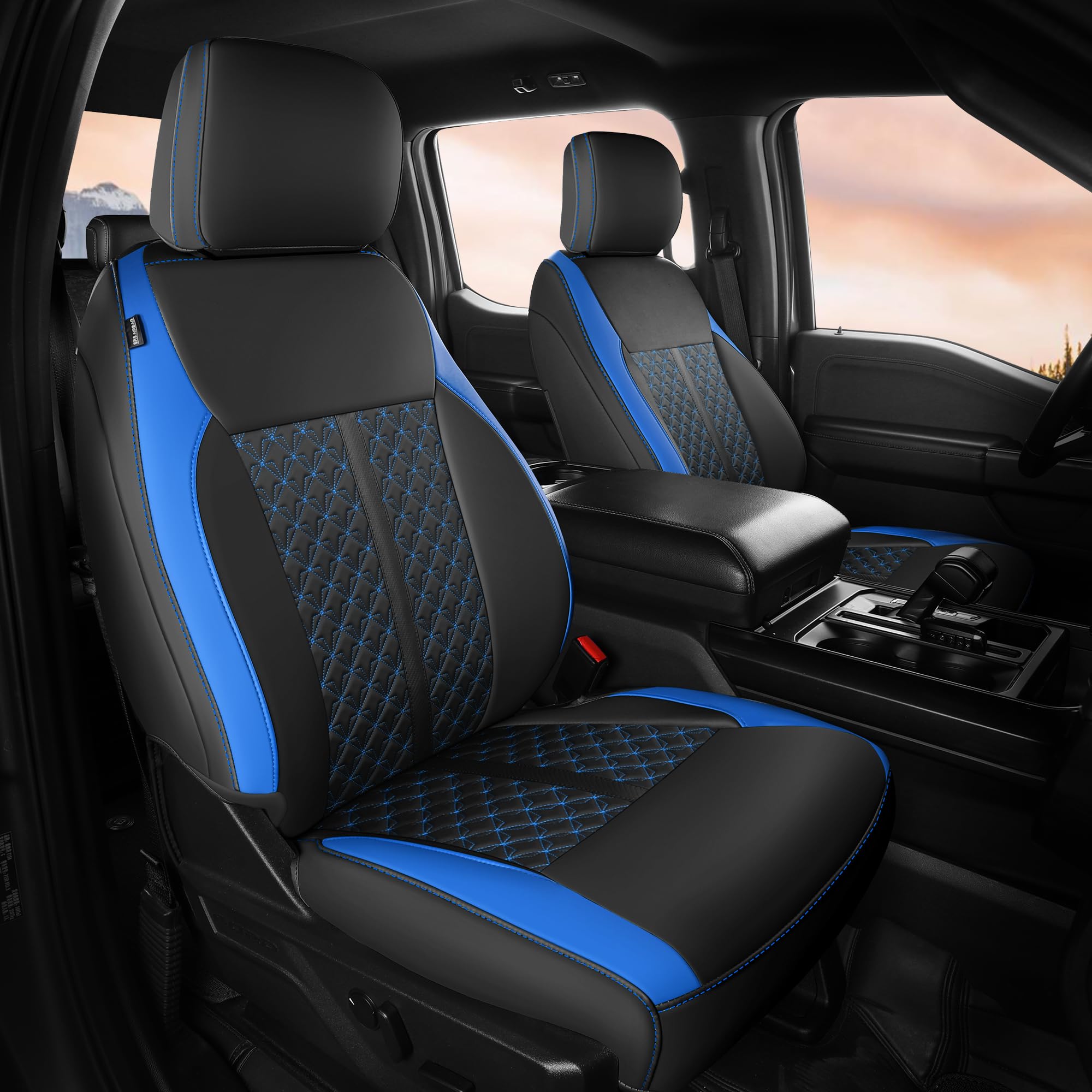 FEINEPRO seat cover for F-150 SuperCrew with 360 wrap for precise fit and protection