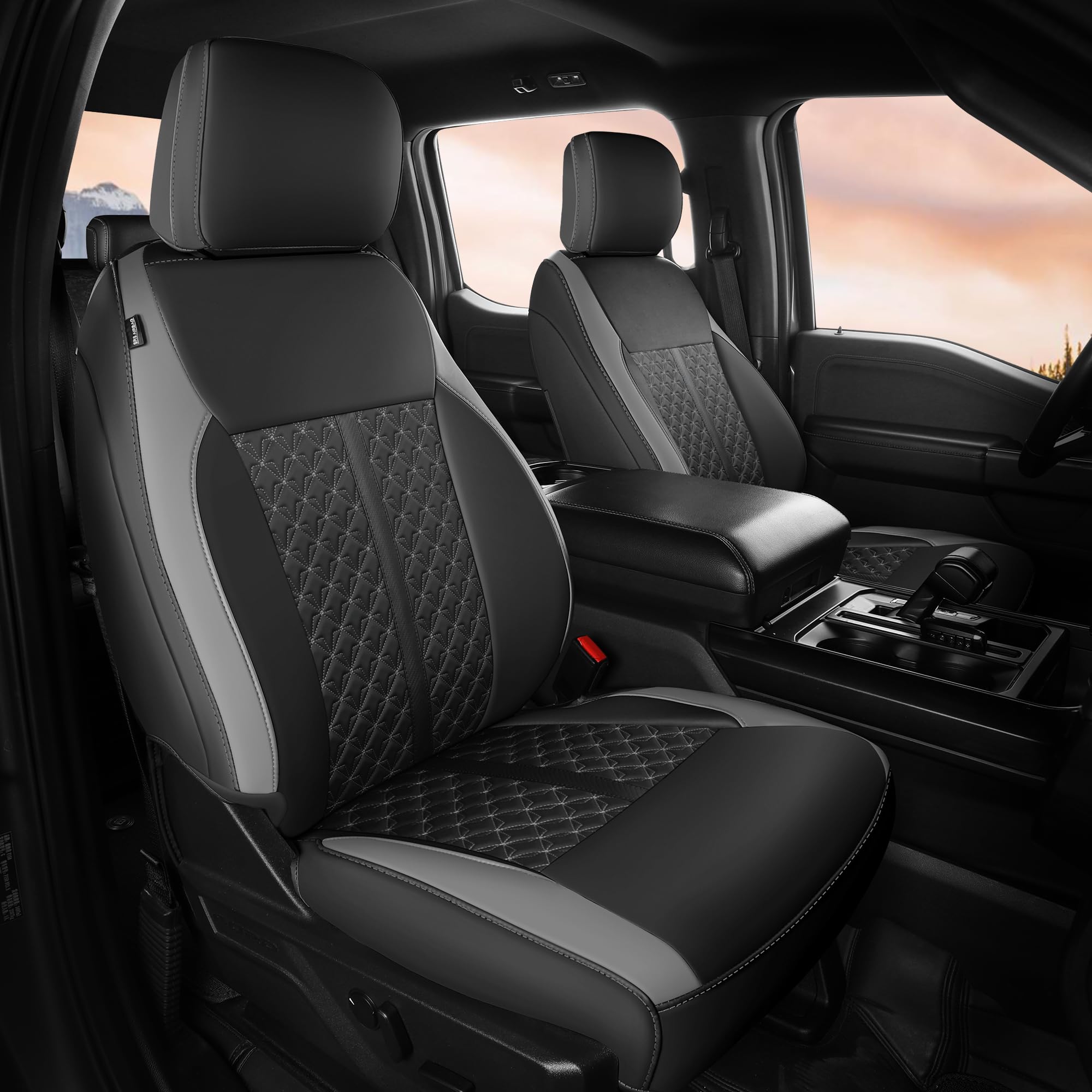 FEINEPRO seat cover for Ford F-150 front left, snug protection during daily drives