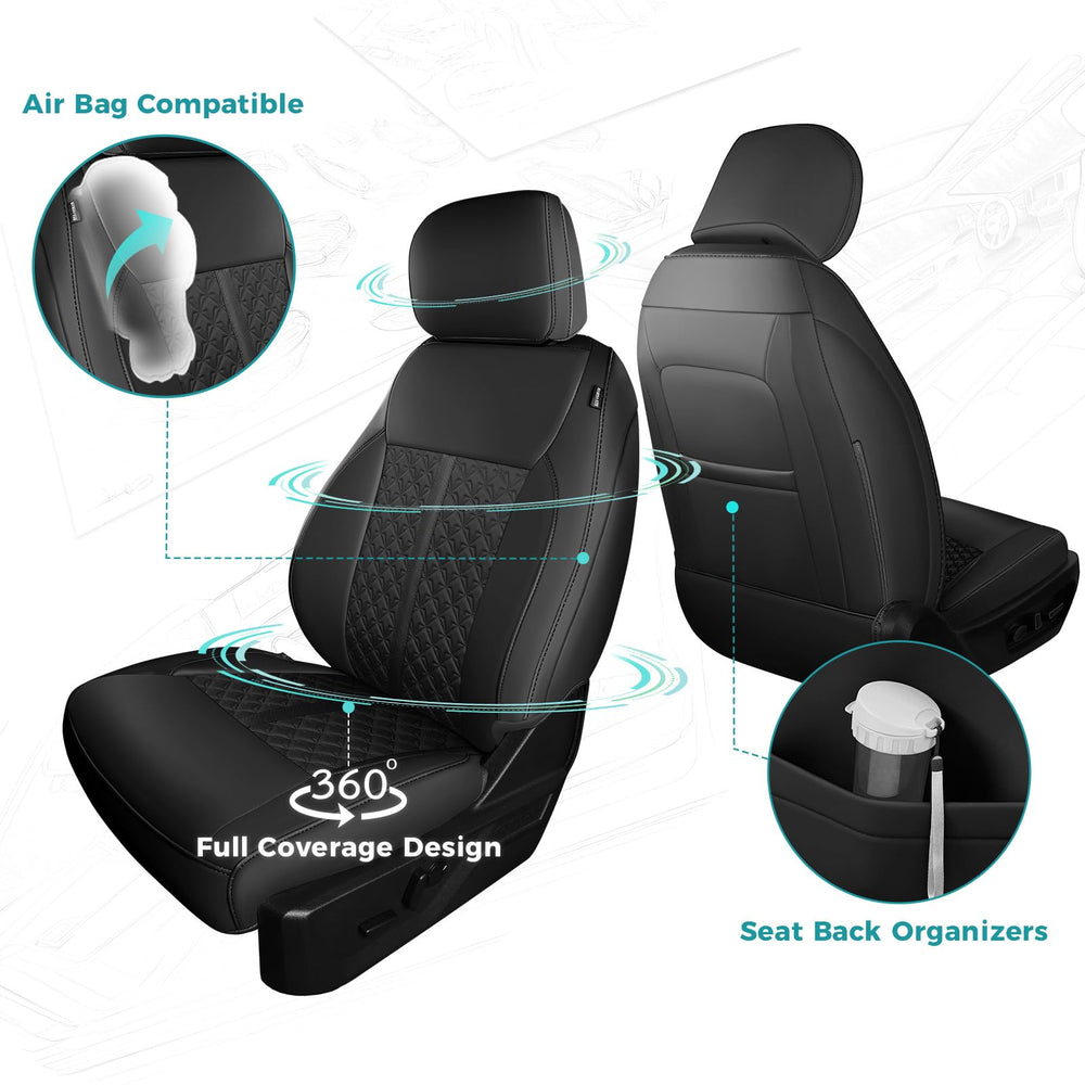 FEINEPRO rear seat cover with 4/6 split design for flexible seating.