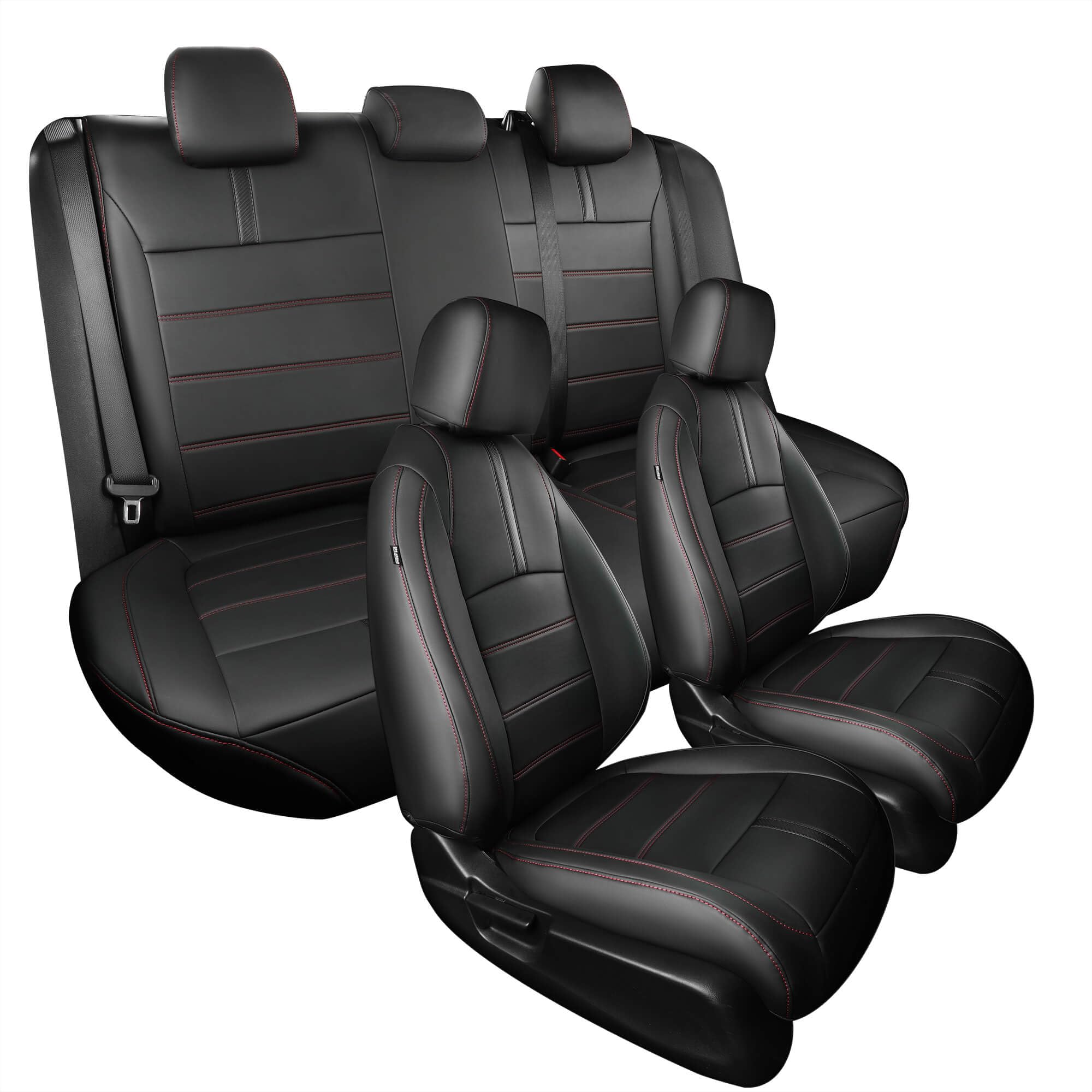 FEINEPRO baby-seat compatible back seat cover supports child seating on trips.