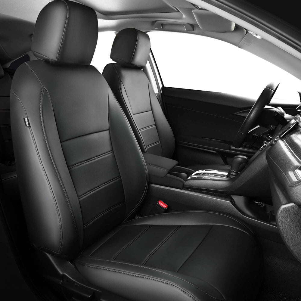 FEINEPRO front-seat covers for Honda Civic with premium leather look and protection.