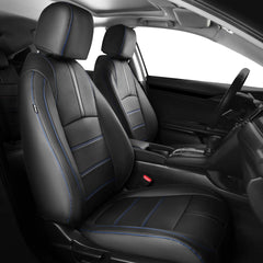 FEINEPRO seat covers for Honda Civic hatchback front seats protect upholstery with premium style