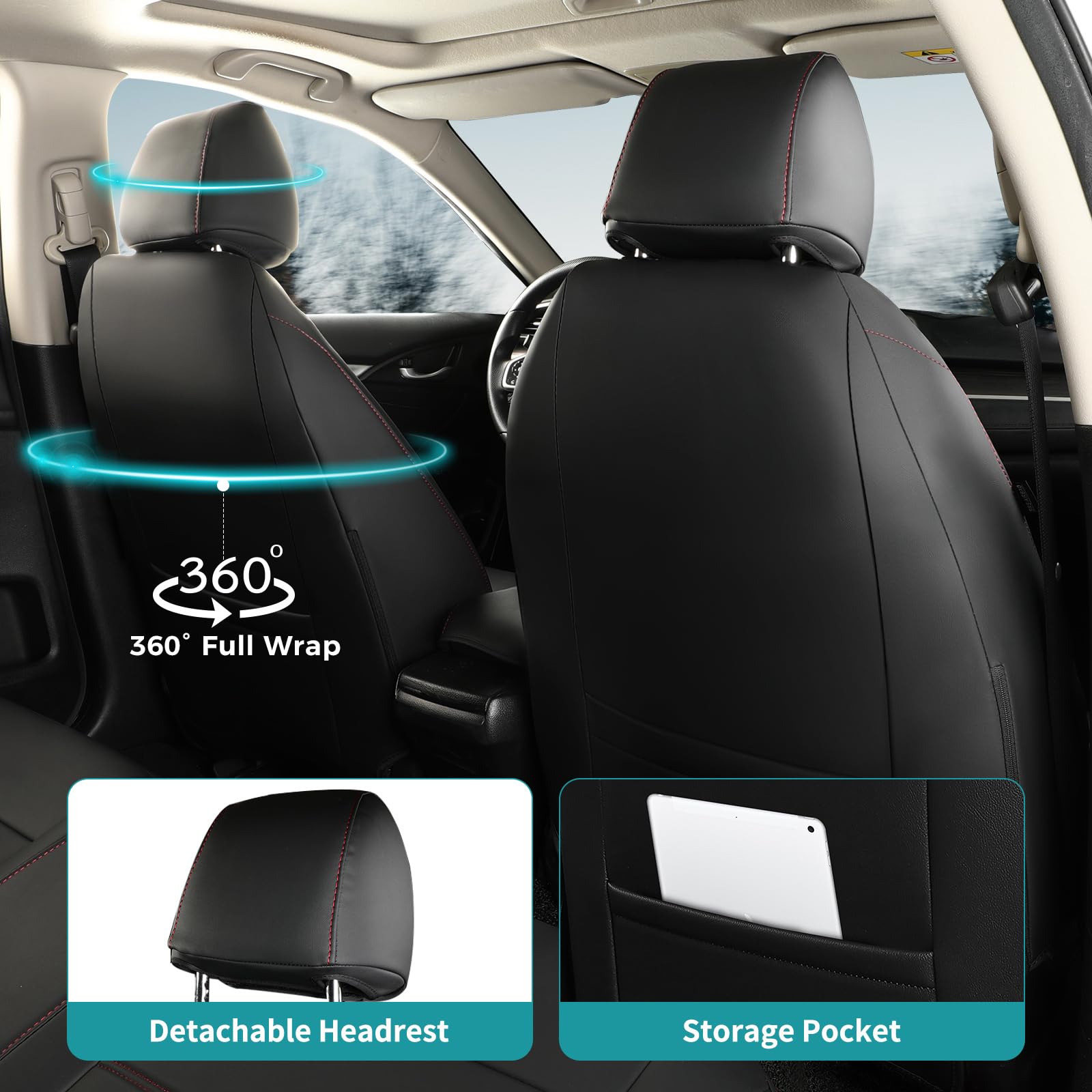 FEINEPRO heated and cooled seat compatibility for year-round comfort.