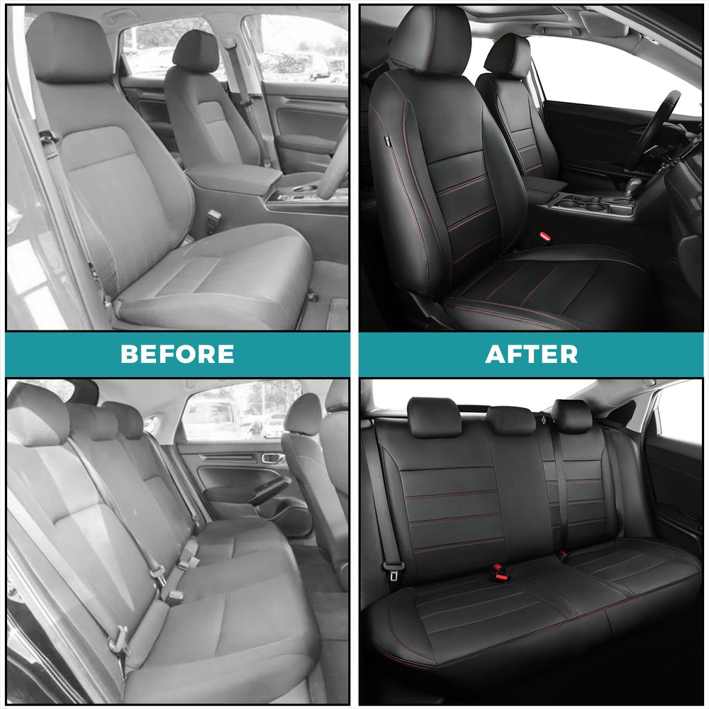 FEINEPRO stain-resistant upholstery keeps Civic interior clean during daily use.
