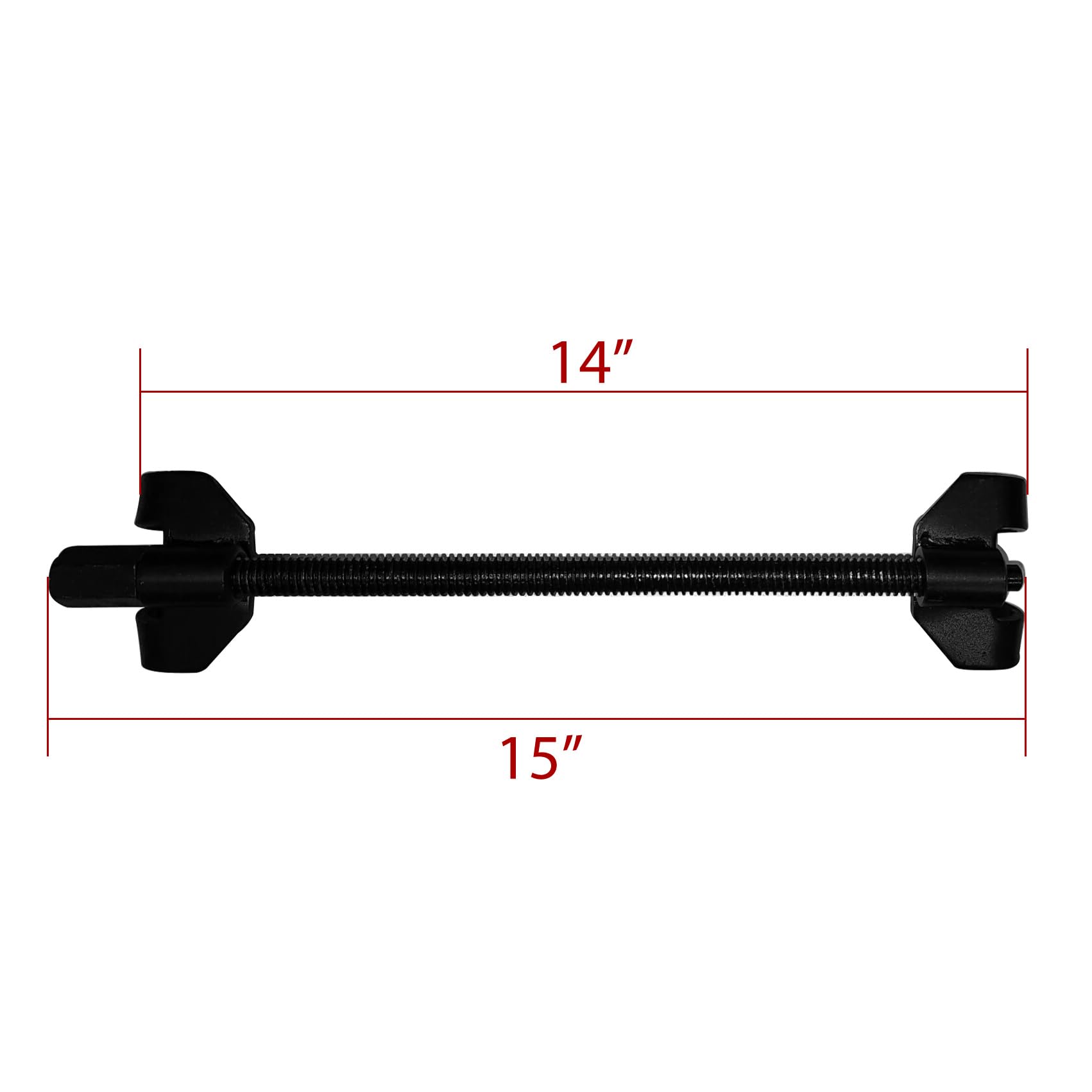 Maximum jaw opening 15 inches for larger springs with Fekuar compressor.