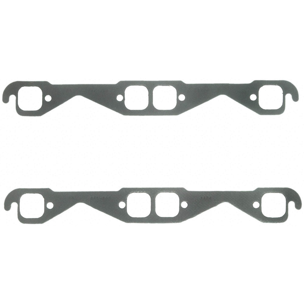 Fel-Pro 1404 exhaust-manifold-gasket-set packaging shows durability and reliability.