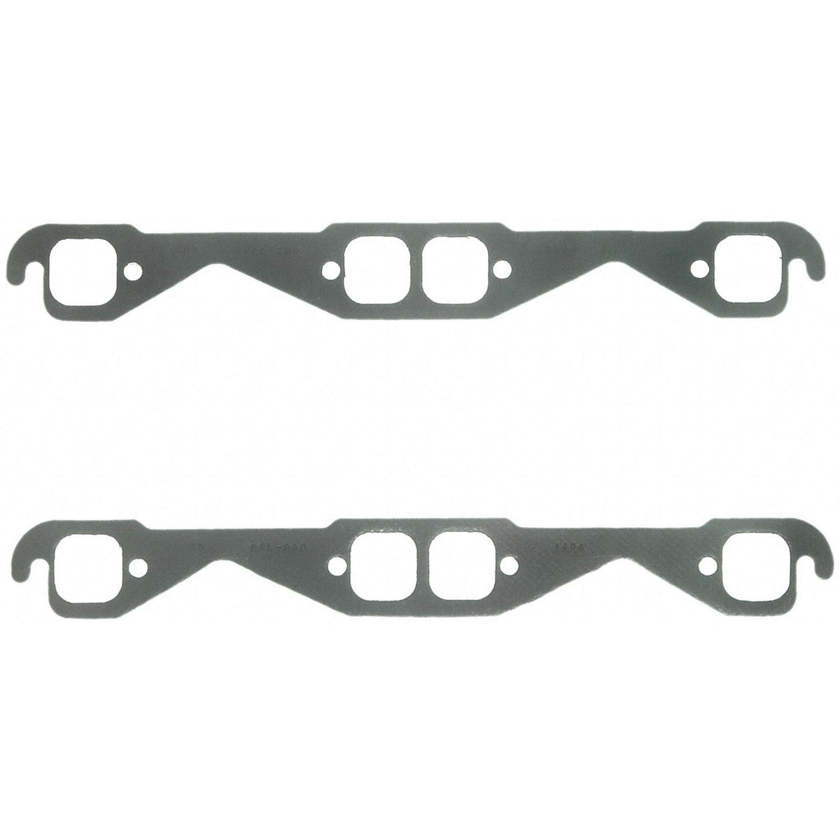 Fel-Pro 1404 exhaust-manifold-gasket-set packaging shows durability and reliability.