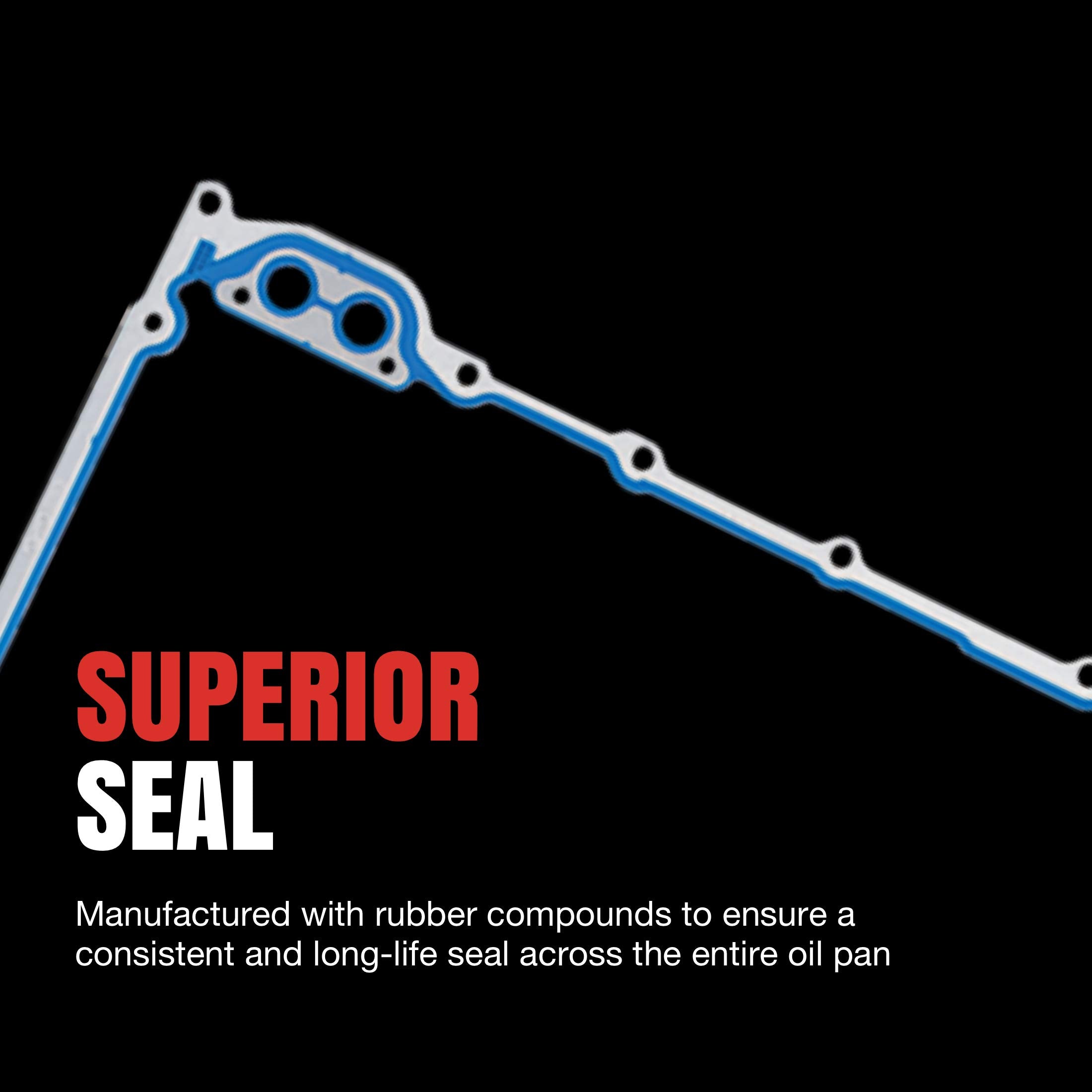 Fel-Pro OS 30622-R imperfect sealing surfaces design enhances gasket performance