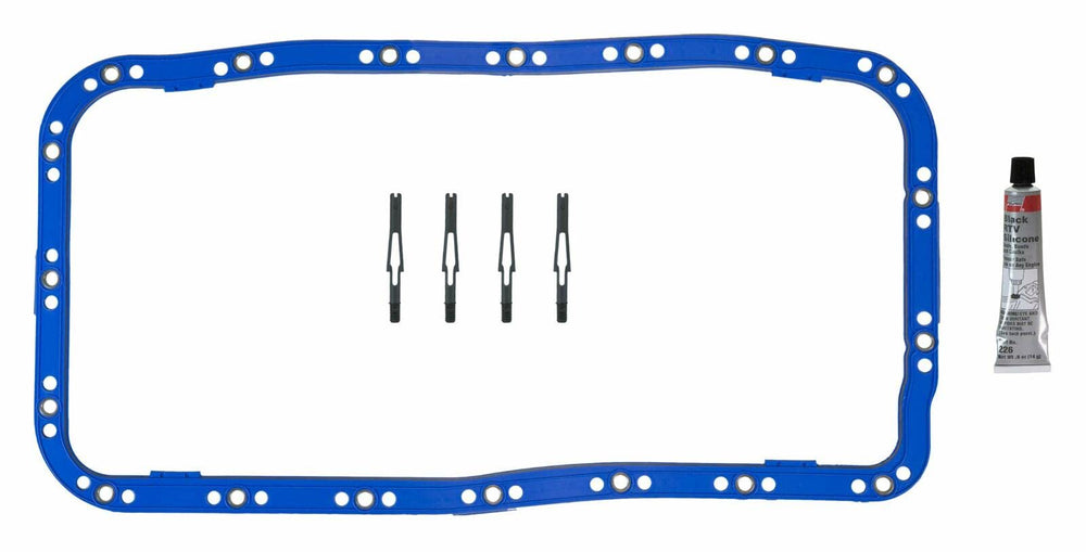 FEL-PRO OS 30630 T oil pan gasket set for Honda CR-V box shows complete repair kit for sealing