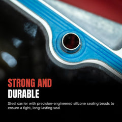 Fel-Pro OS 30954 T steel carrier close-up highlighting durability.