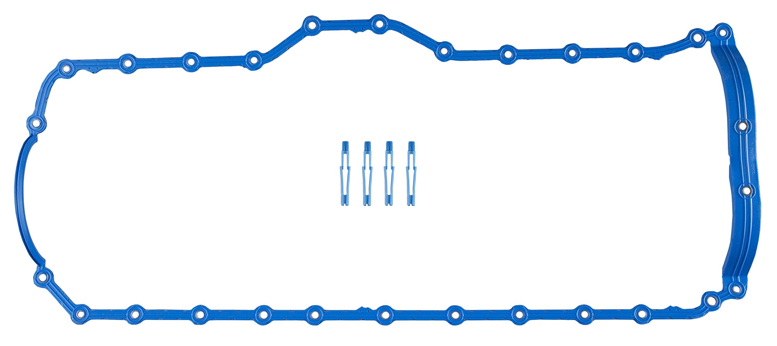 Fel-Pro OS 34308 R oil pan gasket set close-up for reliable sealing.