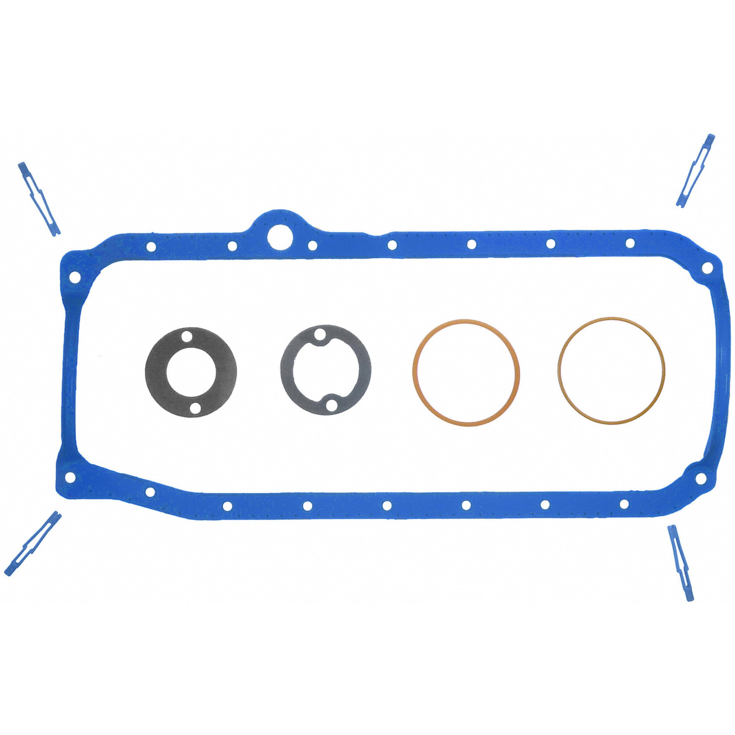 Fel-Pro OS 34500 R packaging for oil pan gasket kit and repair planning