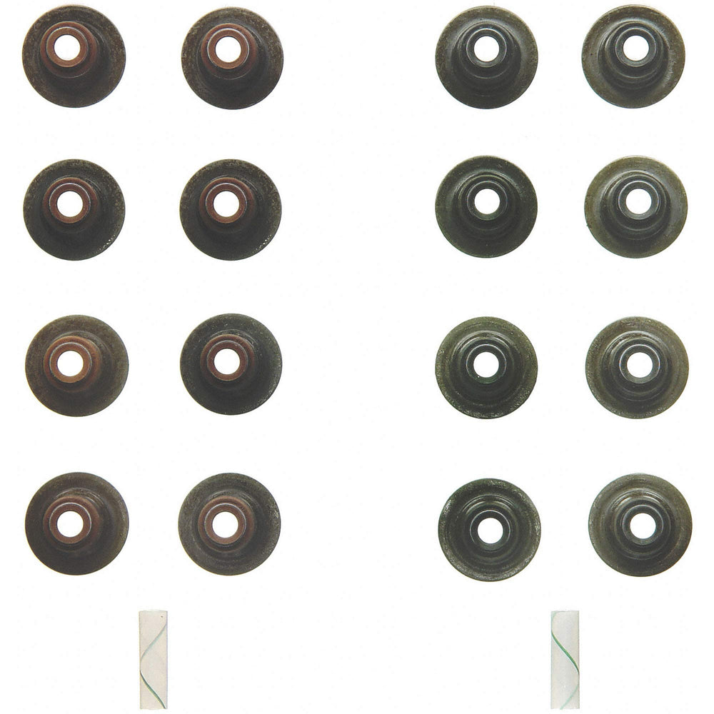 Fel-Pro SS 71039 valve stem seals close-up showing durable materials for Silverado 1500