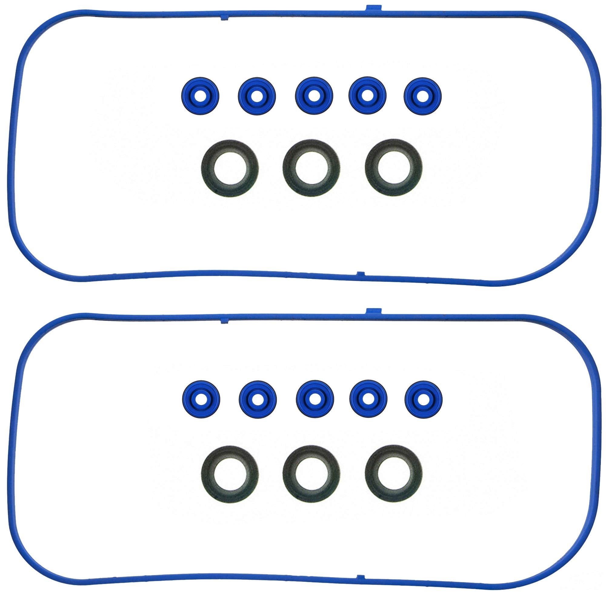Fel-Pro VS-50607-R engine valve cover gasket set back view enhances sealing for Honda Pilot.