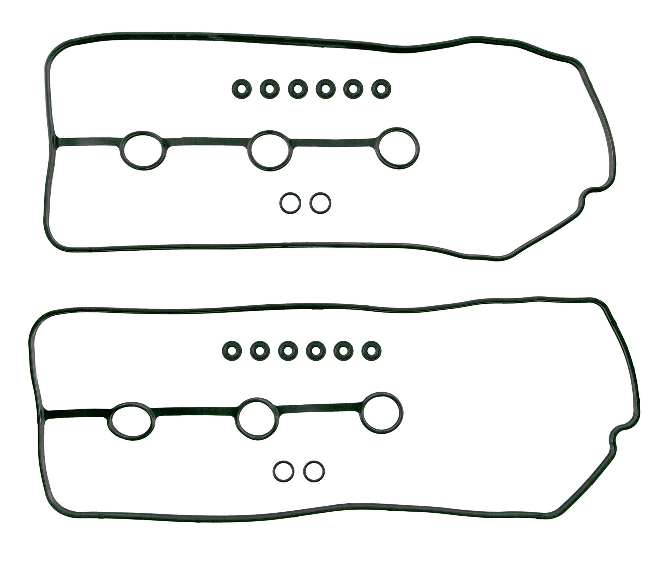 Fel-Pro VS 50634-R gasket closeup showing durable cork-rubber seal.