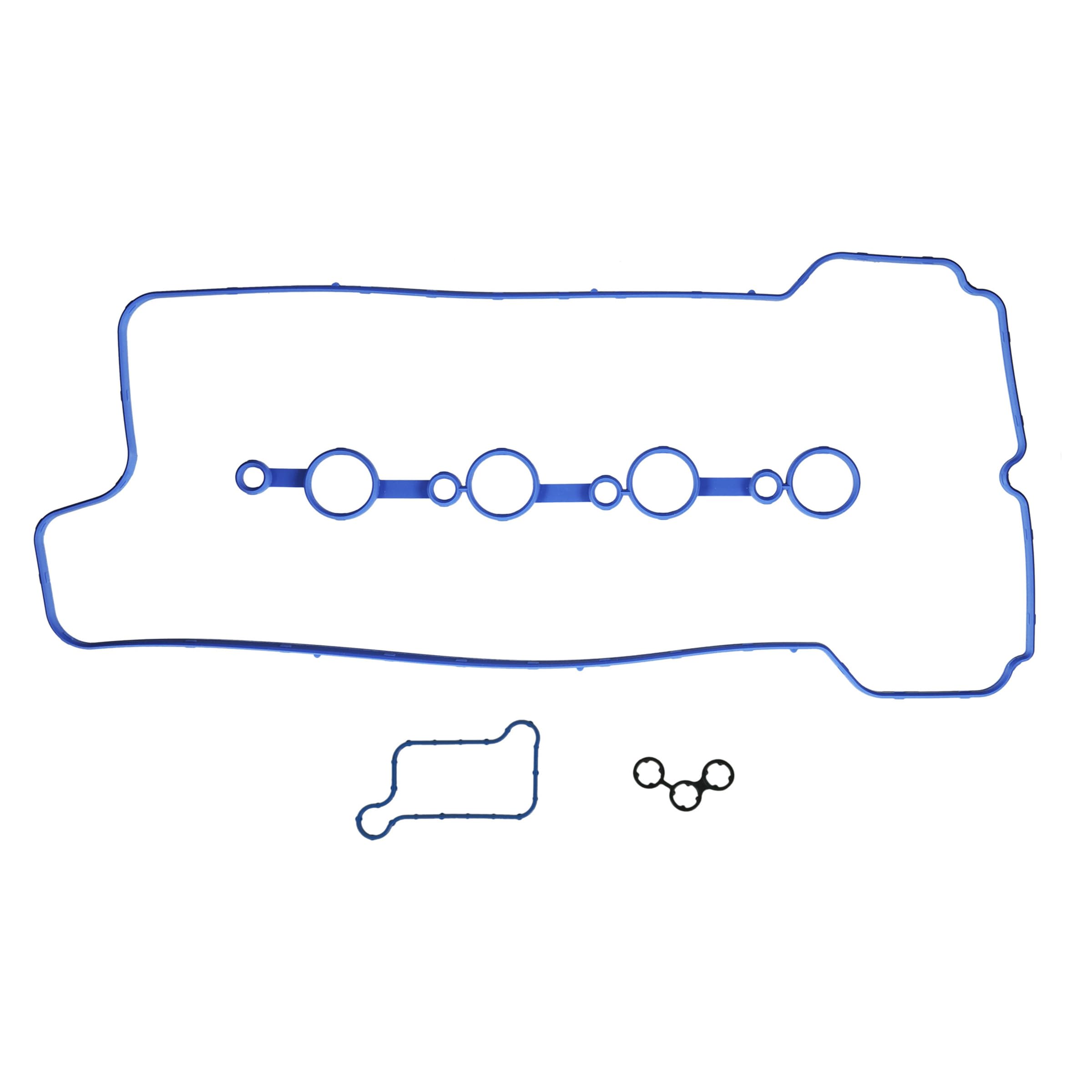 Fel-Pro VS 50818 R valve cover gasket set on engine shows precise sealing capability.