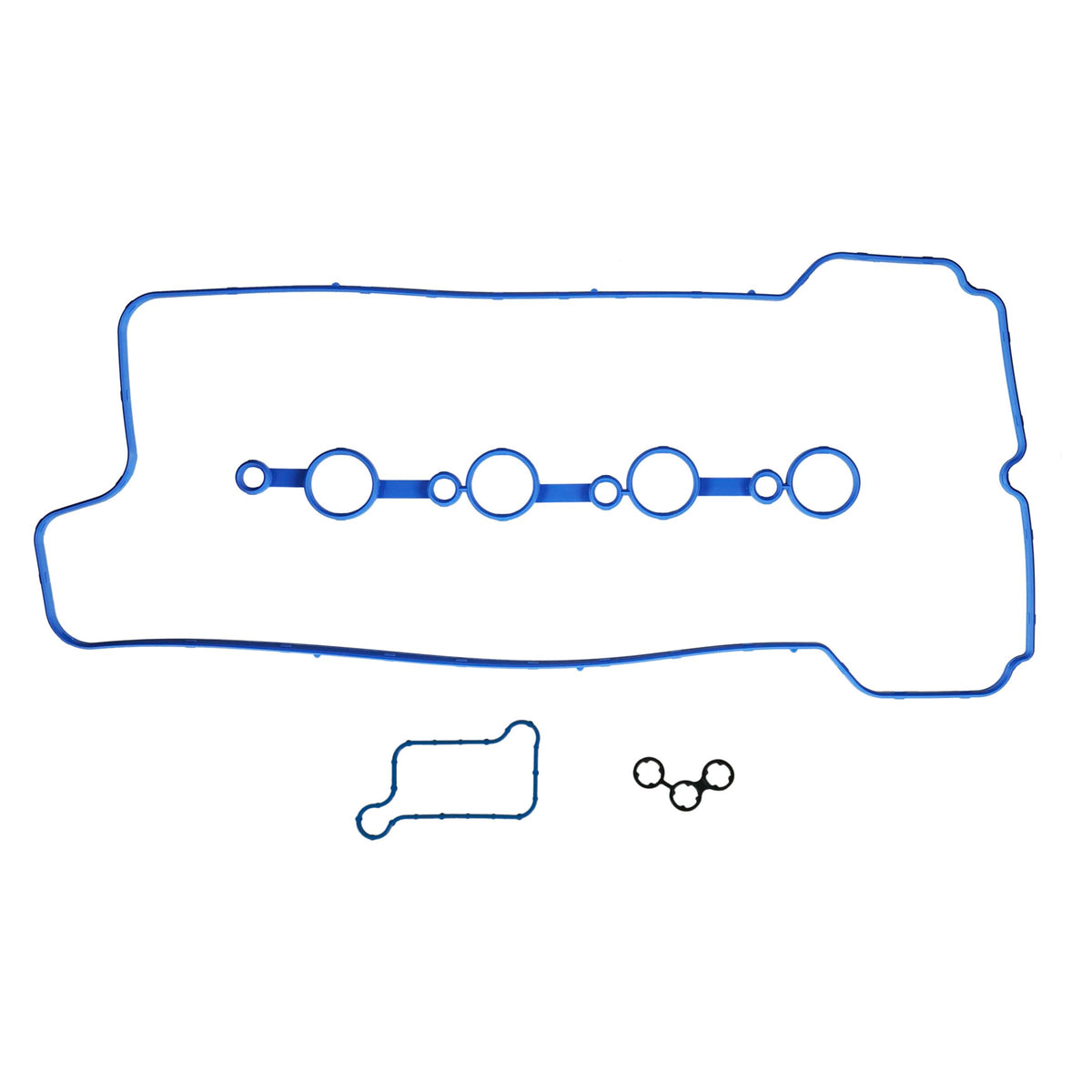 Fel-Pro VS 50818 R valve cover gasket set on engine shows precise sealing capability.