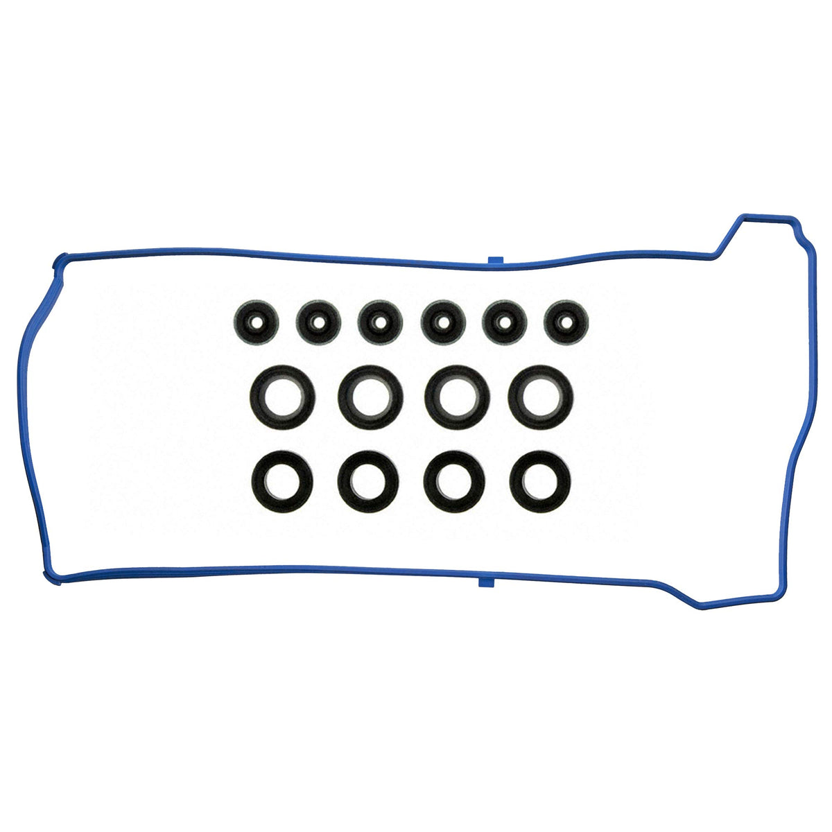 Fel-Pro VS50614R valve cover gasket set close-up showing durable cork-rubber seal