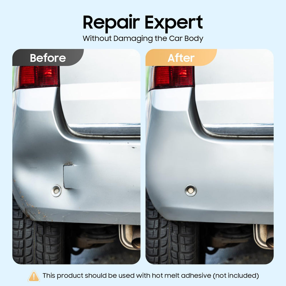 Felievy textured bottom design helps improve repair results.