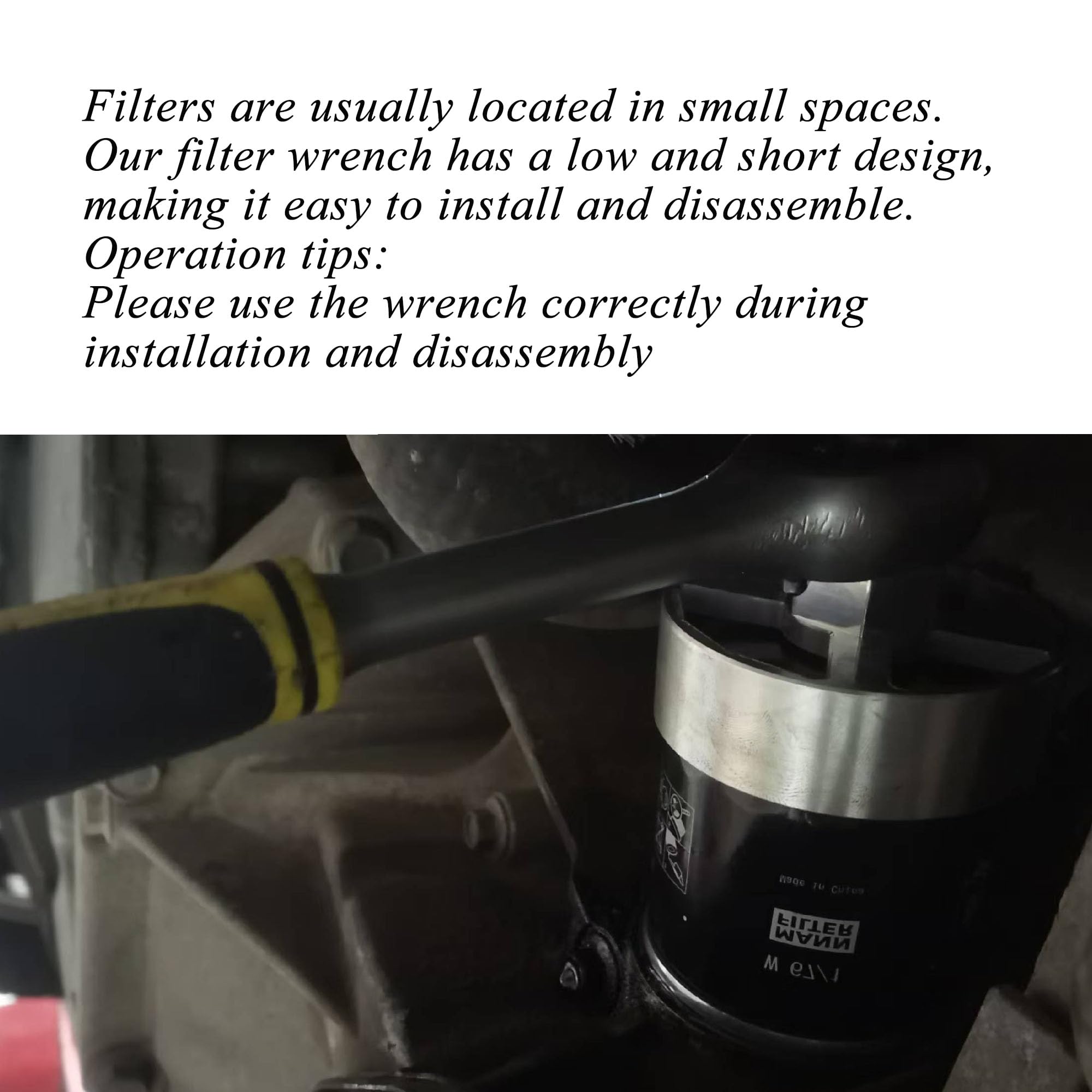 Felisbieti 3/8 drive compatible wrench enables convenient hand operation