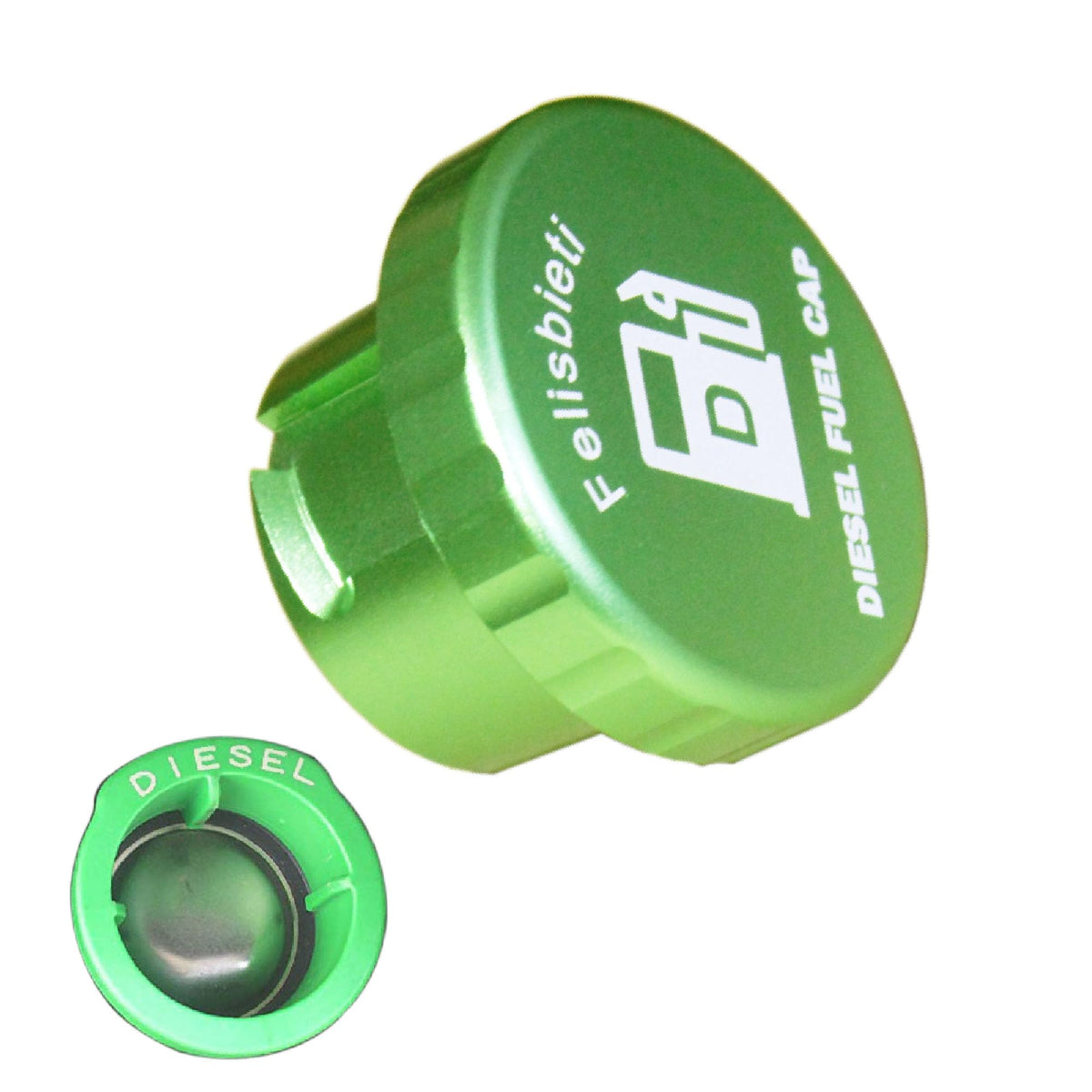 Felisbieti Ram Diesel cap with magnetic hold for easy refueling.