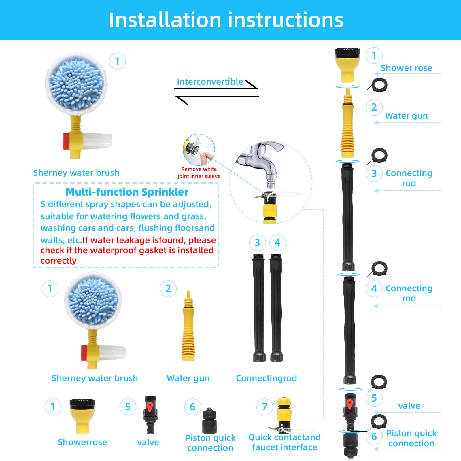 FEMBW long-reach cleaning tool extends up to 47 inches