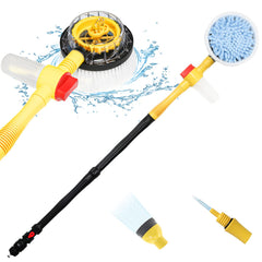 FEMBW rotating car wash brush with long handle for easier reach
