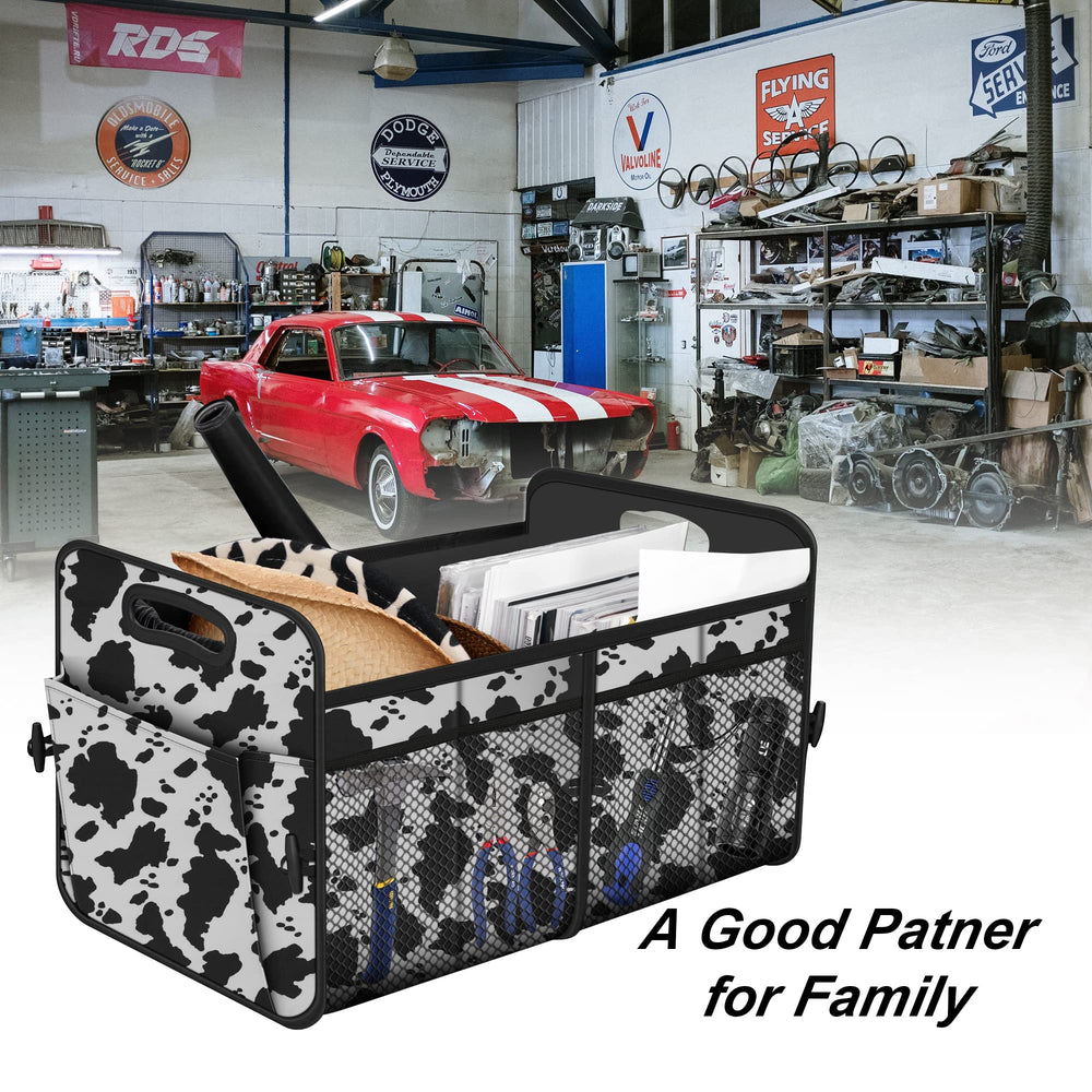 Femuar car organizer fits cars, SUVs, jeeps, and trucks.