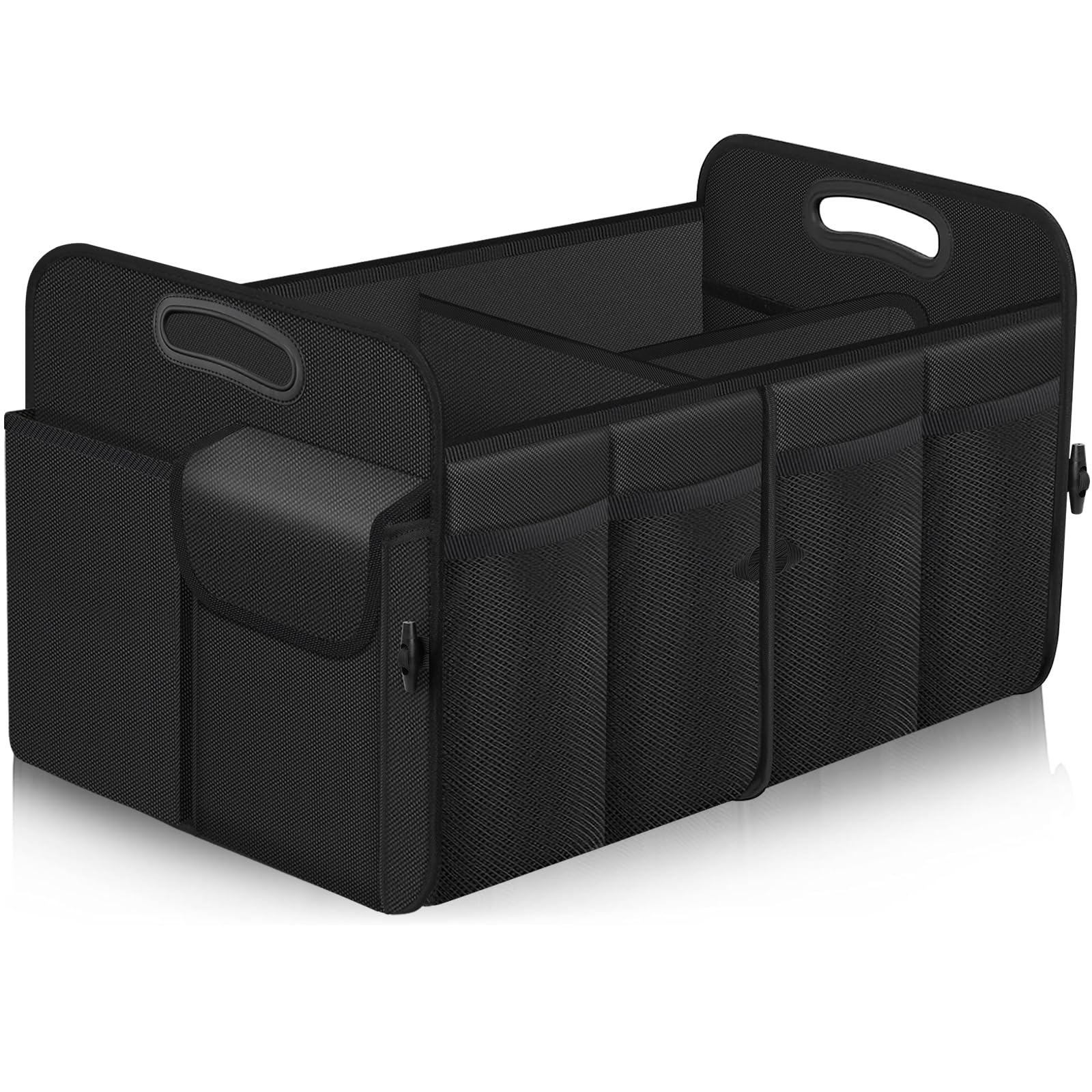 Femuar car trunk organizer with 72L capacity for groceries and gear.