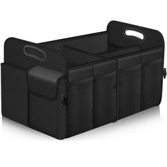 Femuar car trunk organizer with 72L capacity for groceries and gear.