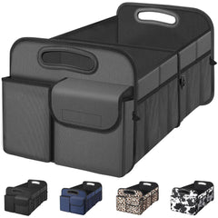 Femuar car trunk organizer collapsible design with adjustable dividers for customizable storage