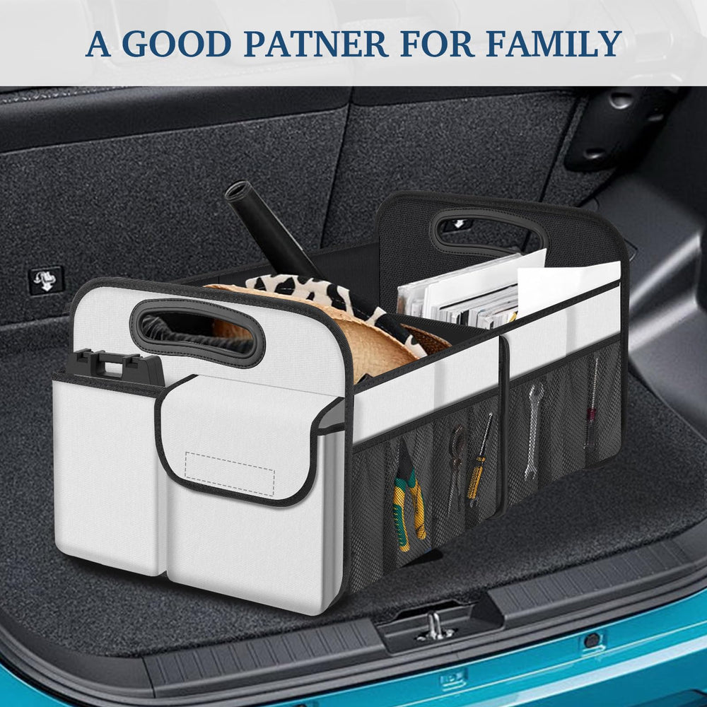 Femuar easy-clean interior keeps trunk tidy after trips.