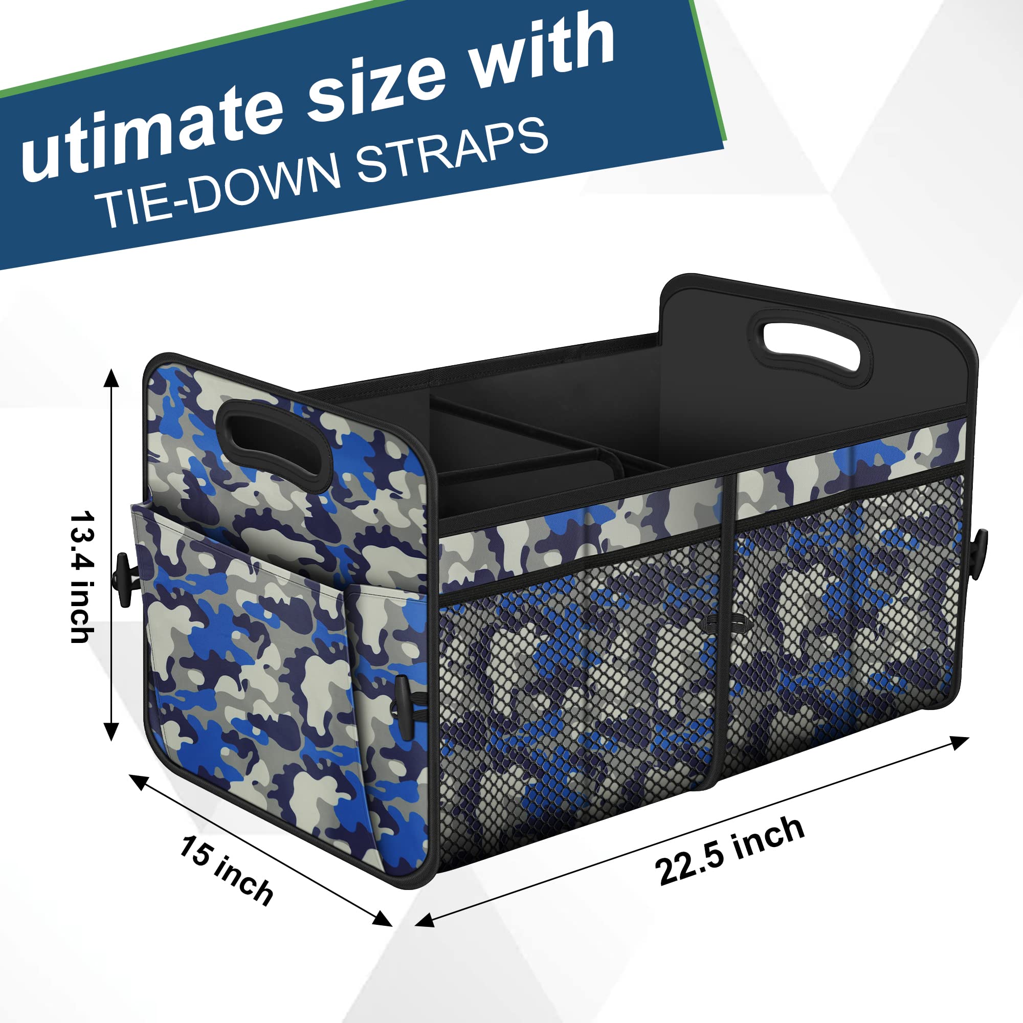 Femuar non-slip Velcro bottom keeps it in place during drives.